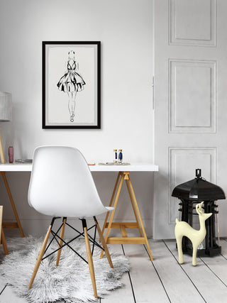 "Ballroom" Framed Painting Print, 20"x30"