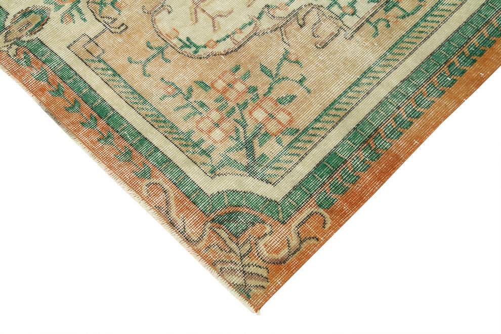 Rug N Carpet - Hand-knotted Turkish 5' 5'' x 9' 3'' Decorative Area Rug
