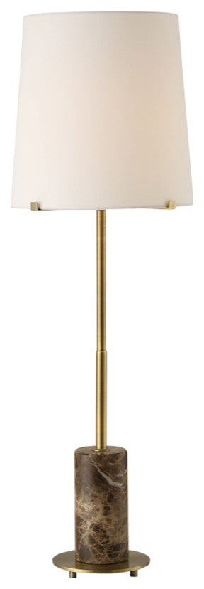 Uttermost Sepia Brown Marble Buffet Lamp