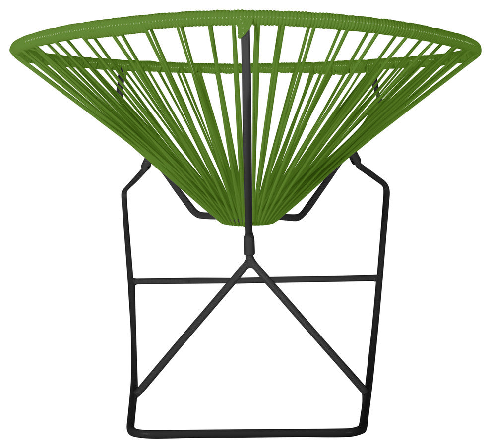 Innit Indoor/Outdoor Handmade Rocker, Cactus Weave, Black Frame