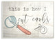 This is How I Cut Carbs Wall Plaque Art, 12.5x18.5