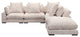Tumble Dream Modular Sectional Cappuccino