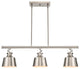 Innovations 370-3I-SN-M-LED 3 Light 35.5" Island Light, Brushed Satin Nickel