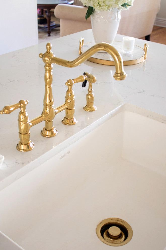 Kingston Brass Garbage Disposal Flange, Polished Brass