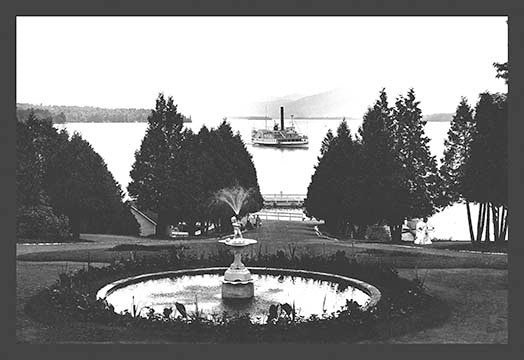 Ft. William Henry Hotel, Lake George, Ny - Gallery Wrapped Canvas Art 28" x 42"