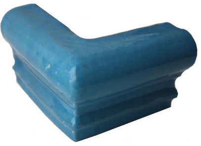 5 pcs Aqua Blue Chair Rail Corner Molding