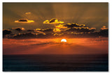 'Mediterranean Sunset' Canvas Art by David Ayash