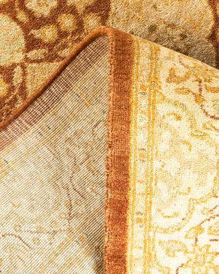 Shaikh One-of-a-Kind Hand-Knotted Runner Yellow, 2'6"x10'3"