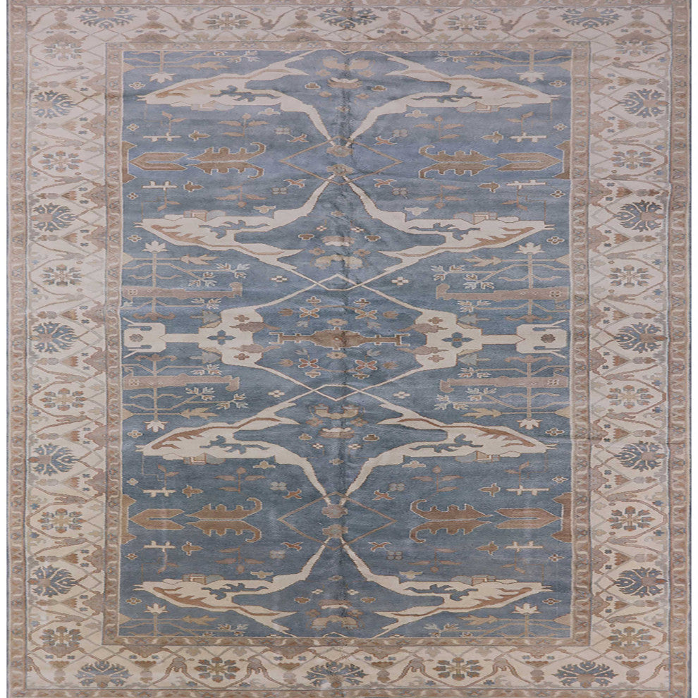 Ahgly Company Indoor Square Mid-Century Modern Area Rugs, 4' Square