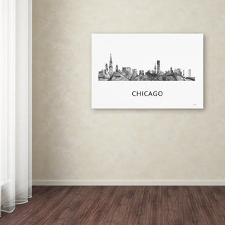 'Chicago Illinois Skyline' Canvas Art, 47x30