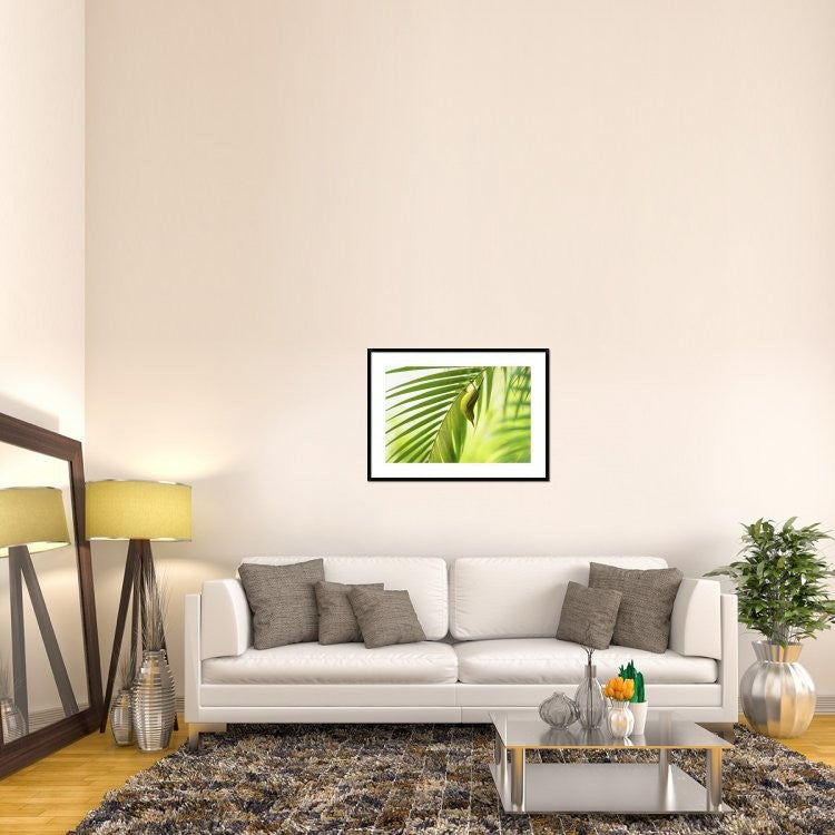 "50 Shades Of Green" Framed Digital Print by Daniele Bariviera, 38"x28"