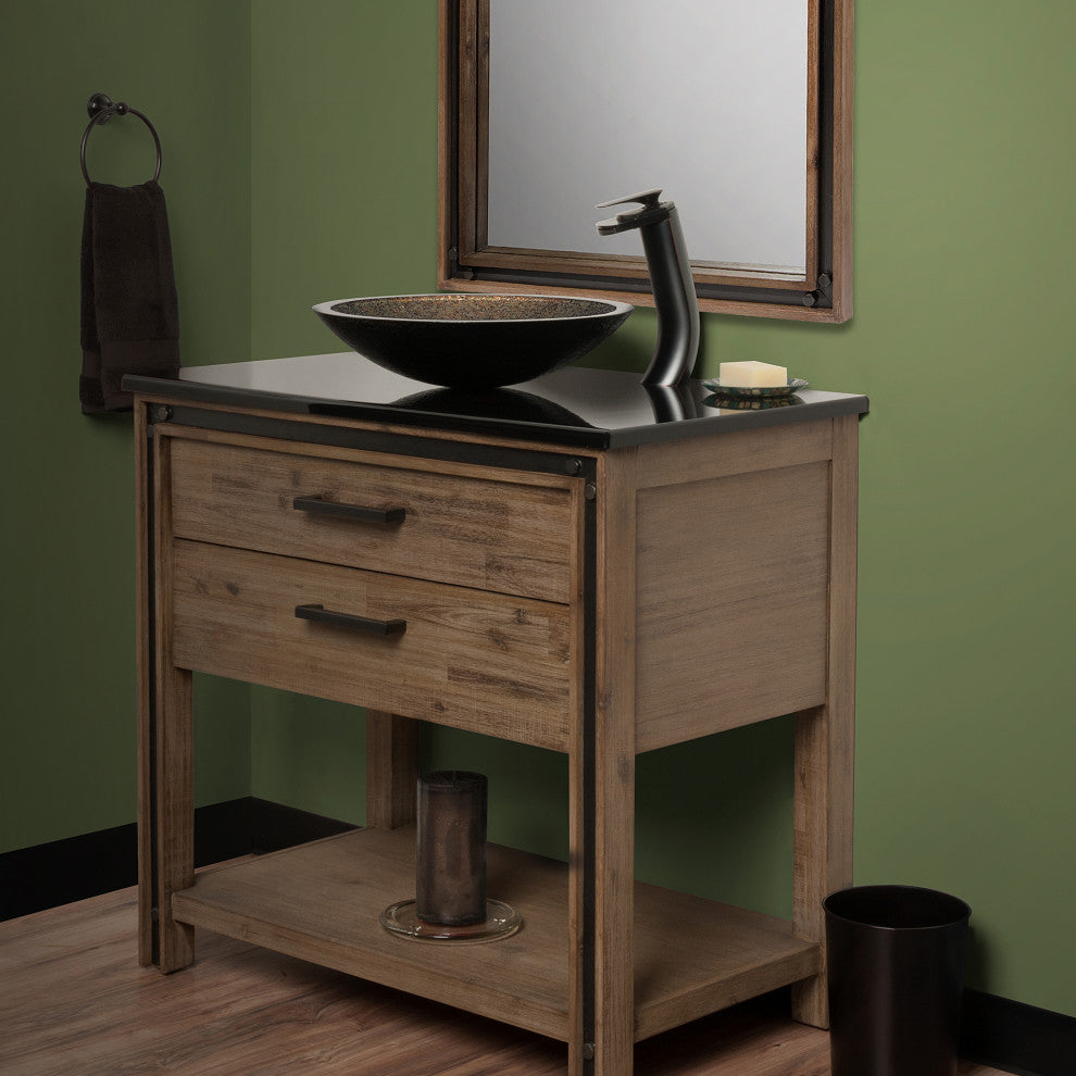 Cascade Single Lever Waterfall Vessel Faucet, GF-057 series, Oil Rubbed Bronze