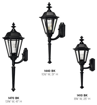Hinkley Manor House Double Extra Large Wall Mount Lantern, Black