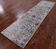 2' 6" X 10' 0" Runner Persian Hand Knotted Modern Wool and Silk Rug Q6310