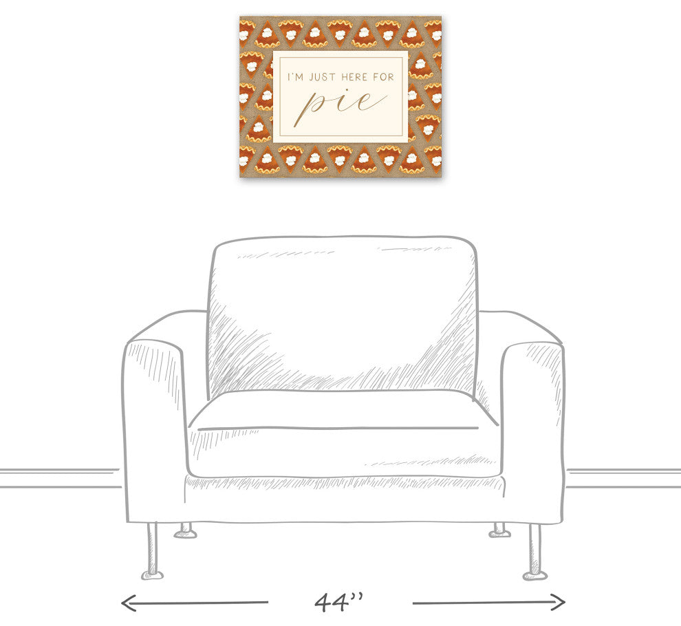 Here For Pumpkin Pie 1 16"x20" Canvas Wall Art