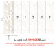 Hand Drawn Jungle Leaves Vinyl Peel and Stick Mural, Gold, 24"x96", Single
