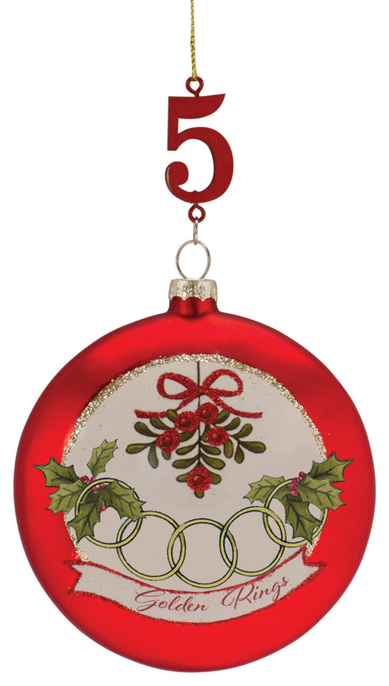 Twelve Days of Christmas Ornament, Set of 12
