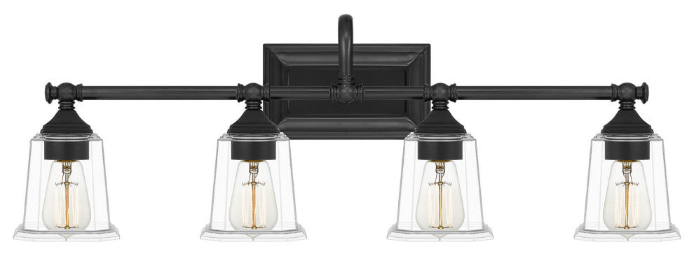 Quoizel NLC8604EK Four Light Bath, Earth Black Finish