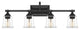 Quoizel NLC8604EK Four Light Bath, Earth Black Finish