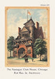 The Farragut Club House, Chicago- Fine Art Giclee Print 24" x 36"