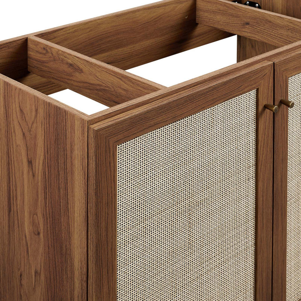 Soma 36" Bathroom Vanity Cabinet (Sink Basin Not Included) - Walnut
