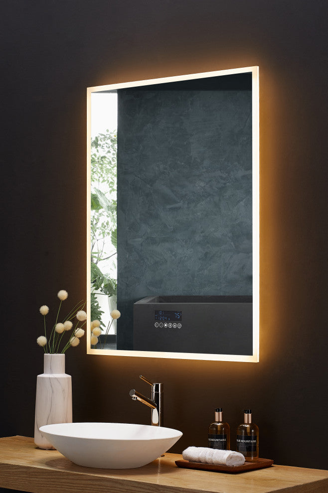 Immersion LED Frameless Mirror, 30"