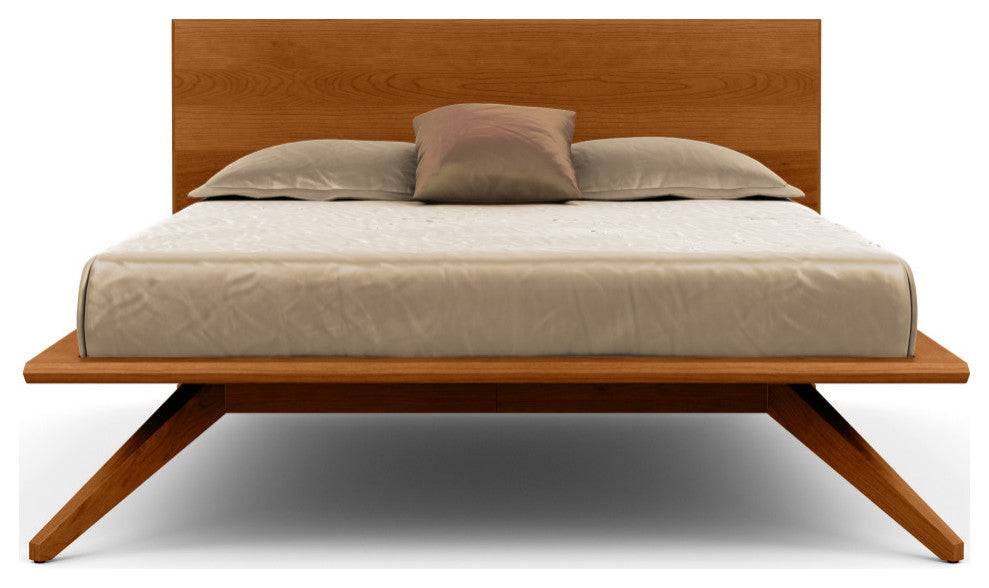 Copeland Astrid Bed With 1 Headboard Panel, Autumn Cherry, King