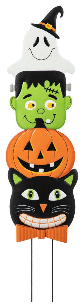42.5"H Halloween Pumpkin Yard Stake