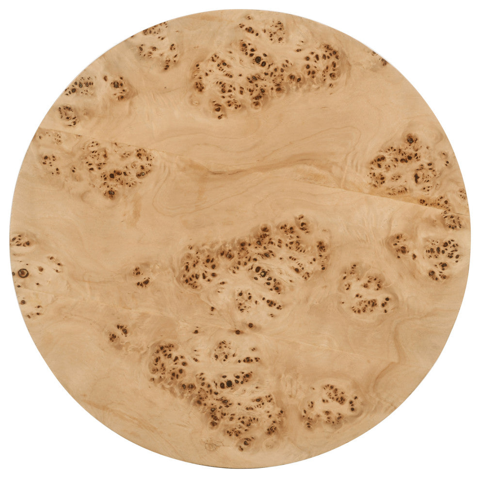 Burl Natural Ash End Table