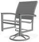 Bazza Sling Outdoor Swivel Rocker, Titanium/Graphite