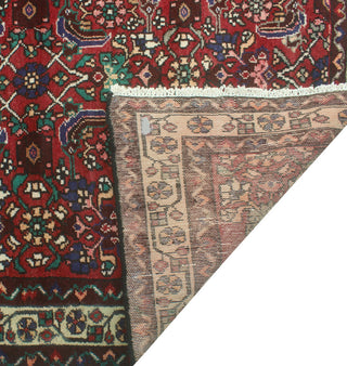 Fine Vintage Distressed Andee Burgundy/Ivory Runner, 3'7 x 10'0