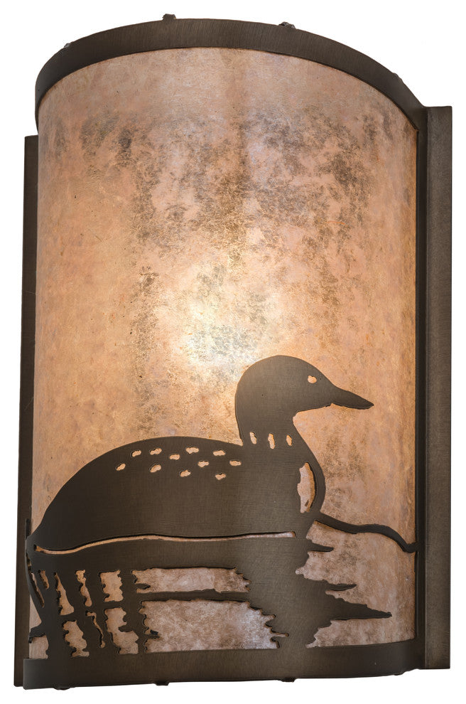 8"W Loon Right Wall Sconce