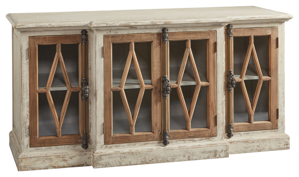 Dove Stalone Glass Front Server