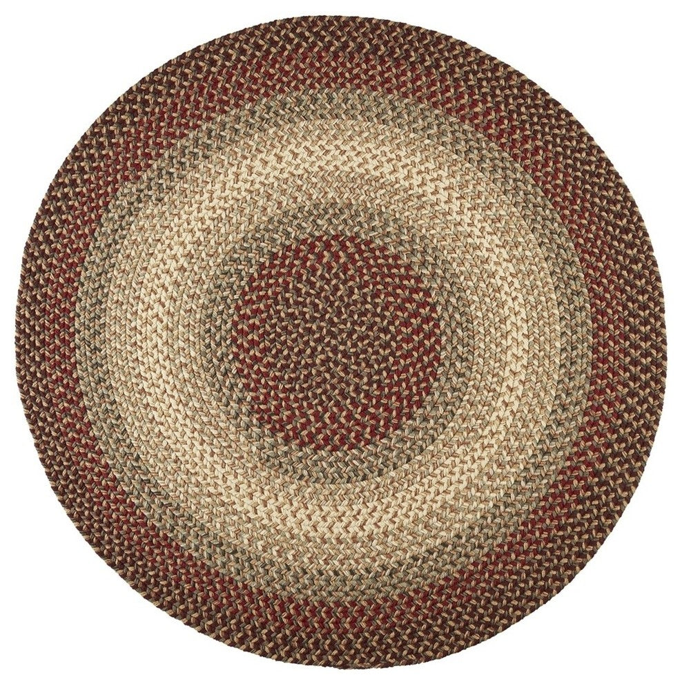 Rhody Rug Easy Living Rug, Warm Earth, 4' Round