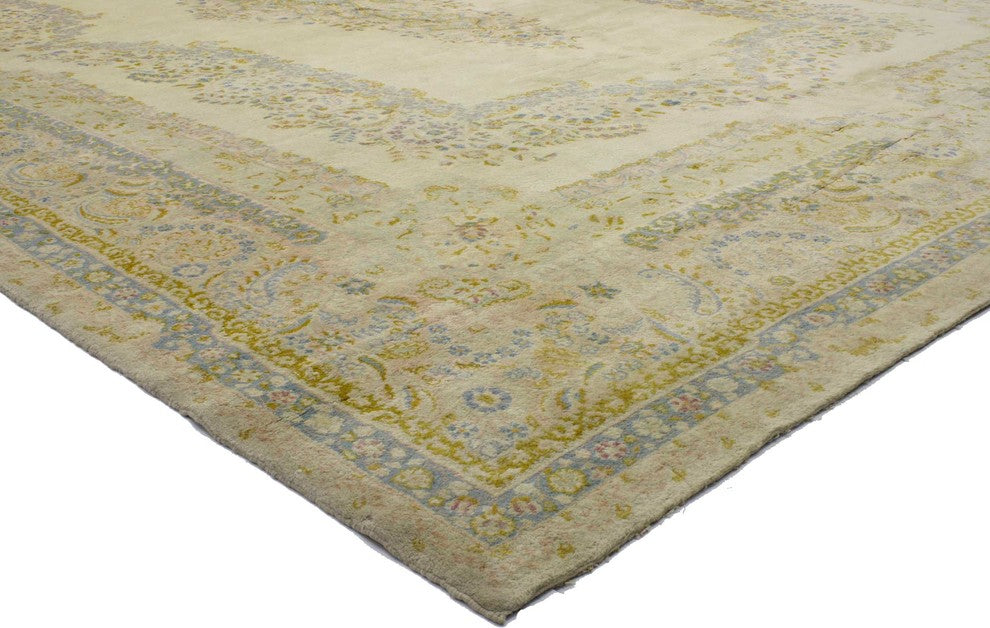 Antique Persian Kerman Rug, 11'05 X 18'07
