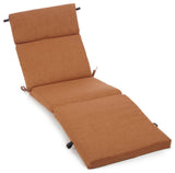72" Outdoor Chaise Lounge Cushion, Mocha