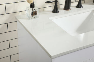 Home Living 19" Modern White-Light Bathroom Vanity