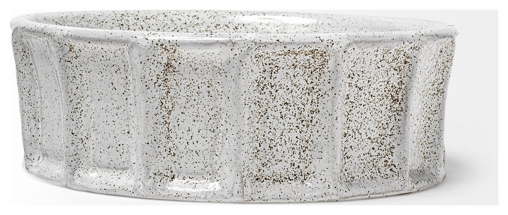 Silone Small White Ceramic Bowl