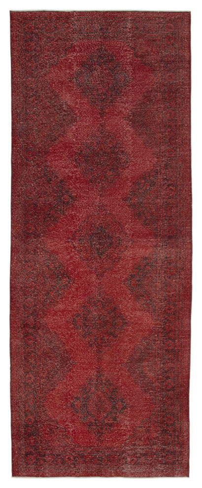 Rug N Carpet - Handmade Anatolian 4' 9" x 12' 6" Antique Runner Rug