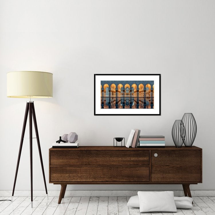 "Reflections" Framed Digital Print by Stefan Schilbe, 38x23"