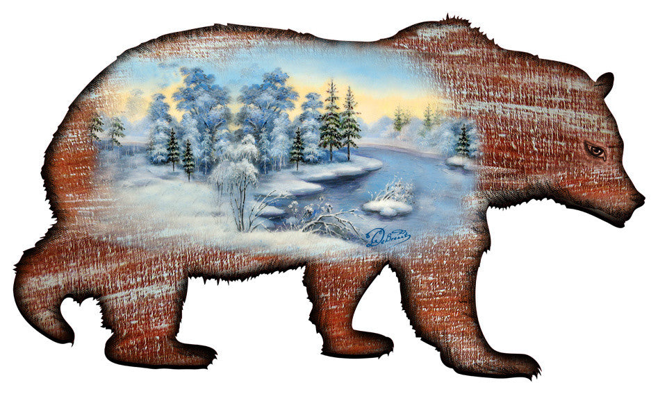 Grizzly Ornament, Set of 3