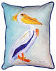 Betsy Drake King Pelican Extra Large 24 X 20 Indoor / Outdoor White Pillow
