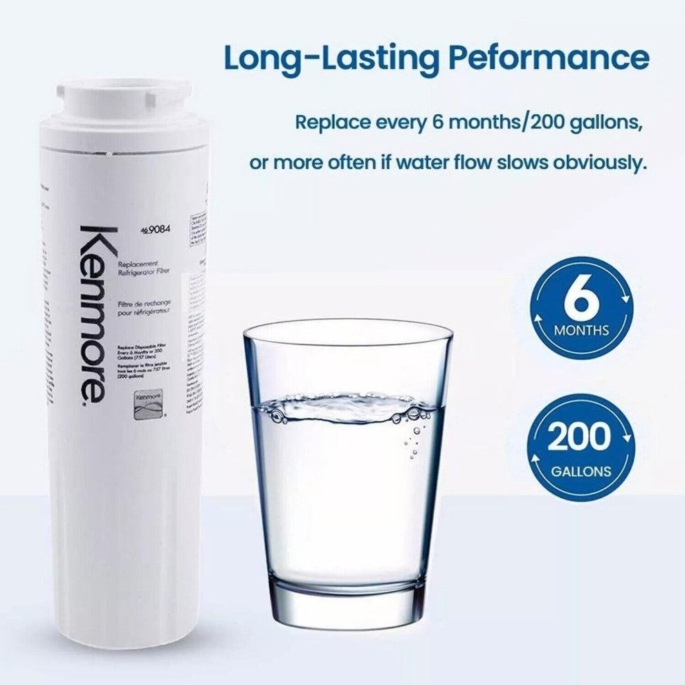 3 Pack Replacement Refrigerator For Kenmore Water Filter Kenmore 9084 46-9084