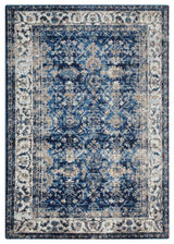MACHINE MADE HEATSET POLYPROPYLENE AREA RUGS -Ivory Blue Color,Oriental Design