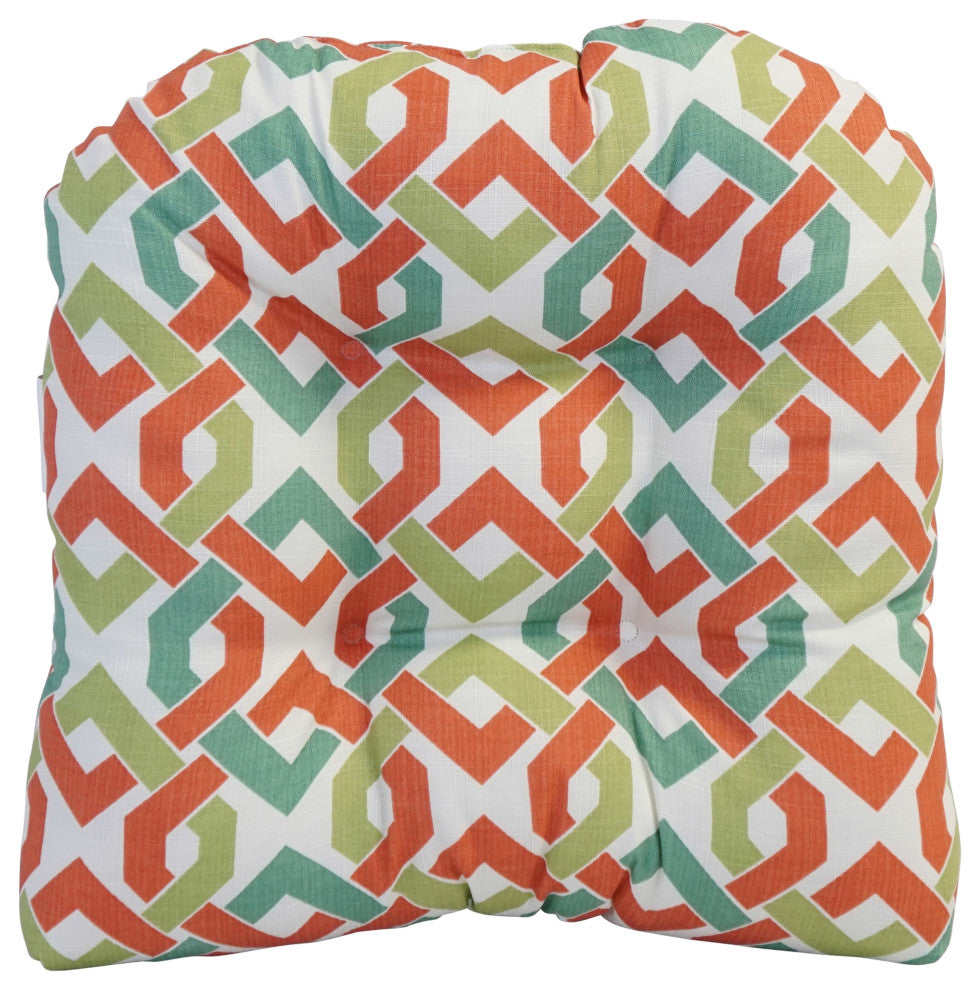 19" U-Shaped Dining Chair Cushions, Set of 2, Rieser Mango