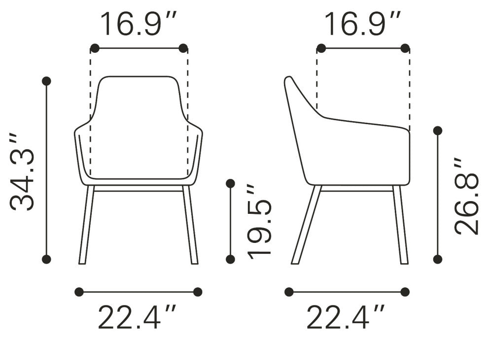 Side Dining Chair, Steel Metal, Fabric, Beige, Black, Bar Kitchen Cafe Bistro