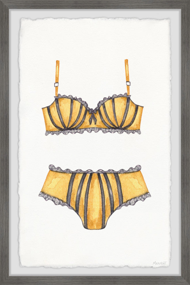 "Wear the Bikini" Framed Painting Print, 12x18