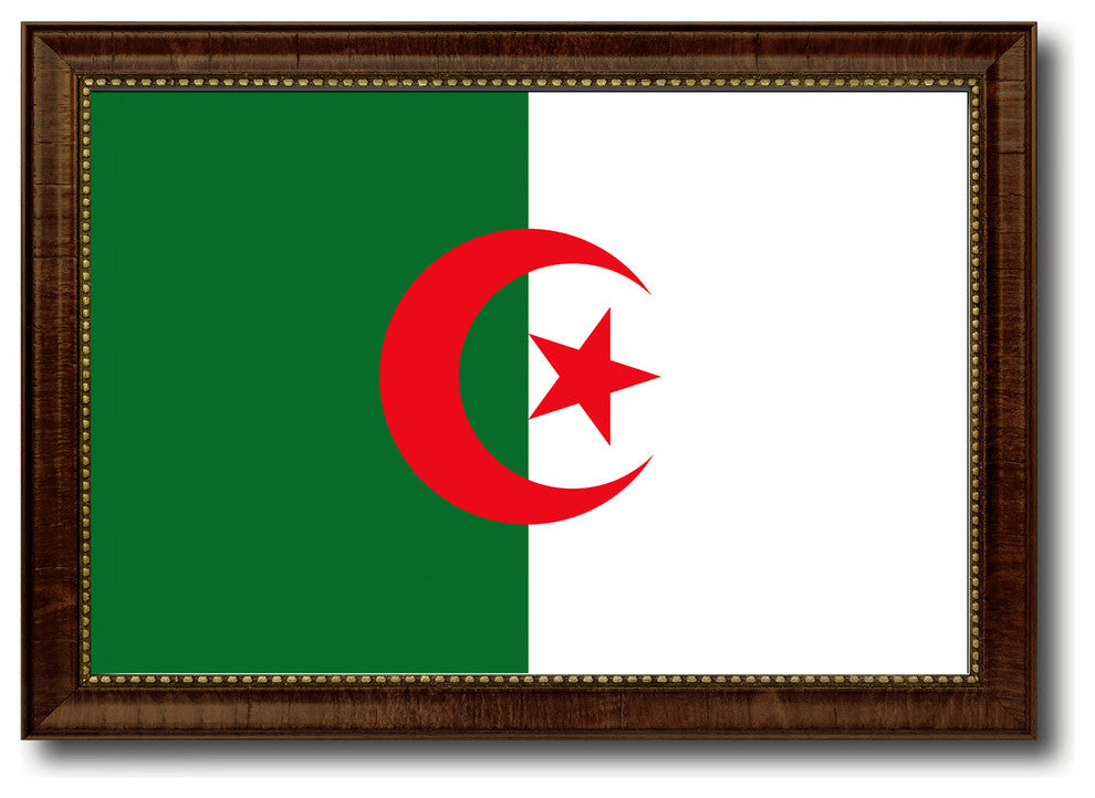 Algeria Country Flag Canvas Print, 21"x30"