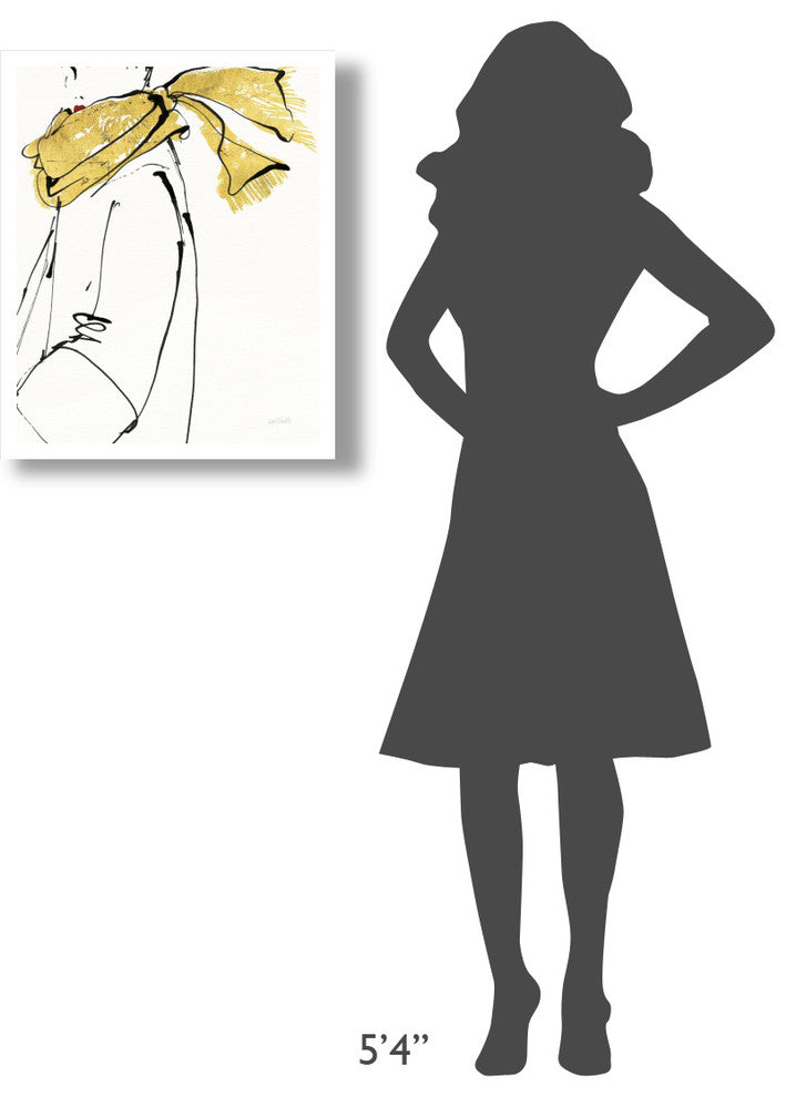 "Fashion Strokes II no Splatter" Digital Paper Print by Anne Tavoletti, 22"x26"