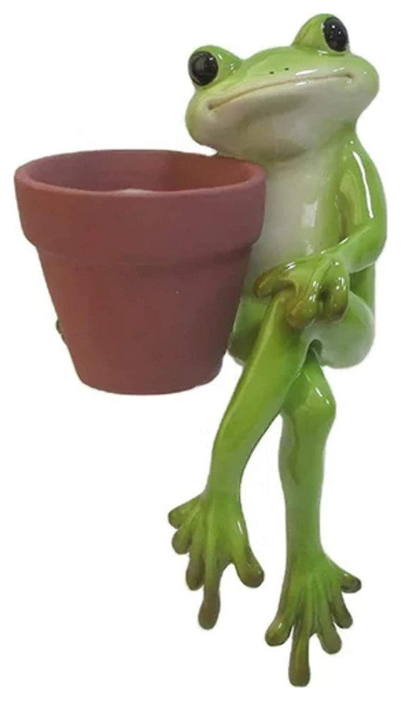 Sitting Frog Cute Animal Succulent Indoor Outdoor Flower Pot Planter Container